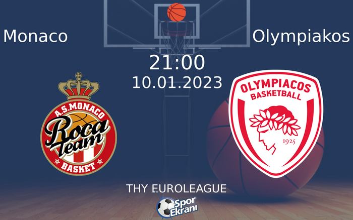 10 Ocak 2023 Monaco vs Olympiakos maçı Hangi Kanalda Saat Kaçta Yayınlanacak?