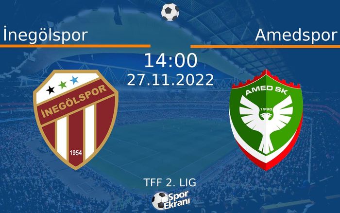 27 Kasım 2022 İnegölspor vs Amedspor maçı Hangi Kanalda Saat Kaçta Yayınlanacak? 27 Kasım 2022 İnegölspor vs Amedspor maçı Hangi Kanalda Saat Kaçta Yayınlanacak?