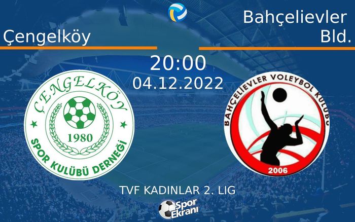 04 Aralık 2022 Çengelköy vs Bahçelievler Bld. maçı Hangi Kanalda Saat Kaçta Yayınlanacak? 04 Aralık 2022 Çengelköy vs Bahçelievler Bld. maçı Hangi Kanalda Saat Kaçta Yayınlanacak?