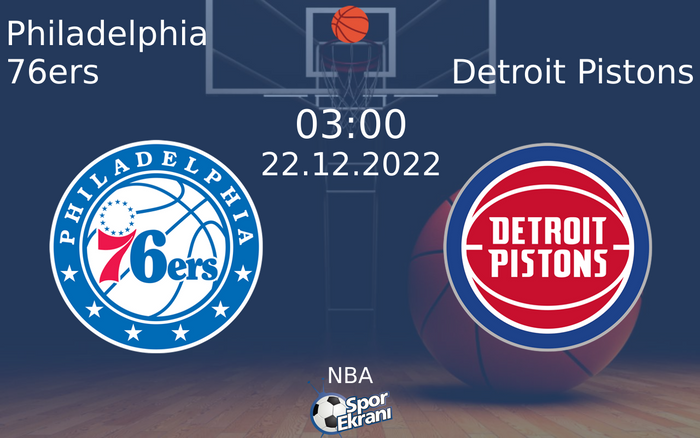22 Aralık 2022 Philadelphia 76ers vs Detroit Pistons maçı Hangi Kanalda Saat Kaçta Yayınlanacak? 22 Aralık 2022 Philadelphia 76ers vs Detroit Pistons maçı Hangi Kanalda Saat Kaçta Yayınlanacak?