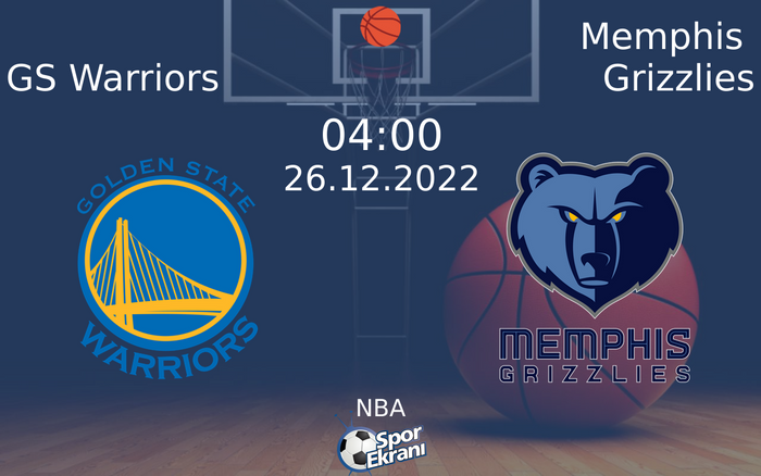 26 Aralık 2022 GS Warriors vs Memphis Grizzlies maçı Hangi Kanalda Saat Kaçta Yayınlanacak? 26 Aralık 2022 GS Warriors vs Memphis Grizzlies maçı Hangi Kanalda Saat Kaçta Yayınlanacak?
