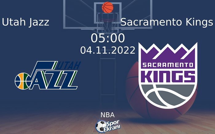 04 Kasım 2022 Utah Jazz vs Sacramento Kings maçı Hangi Kanalda Saat Kaçta Yayınlanacak? 04 Kasım 2022 Utah Jazz vs Sacramento Kings maçı Hangi Kanalda Saat Kaçta Yayınlanacak?