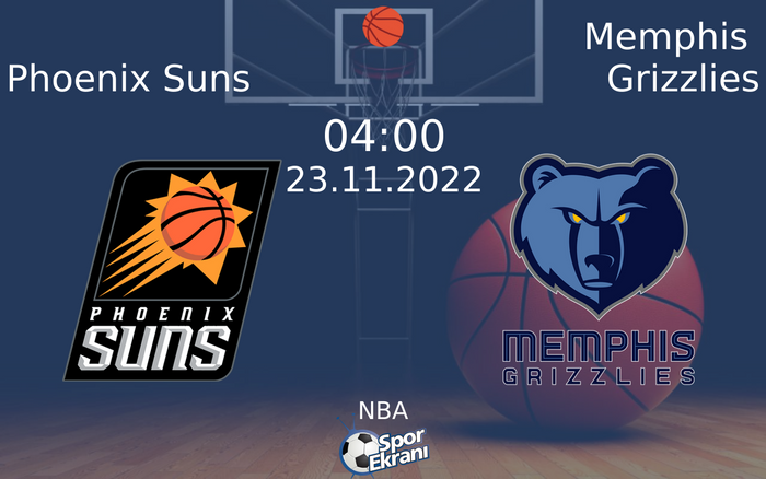 23 Kasım 2022 Phoenix Suns vs Memphis Grizzlies maçı Hangi Kanalda Saat Kaçta Yayınlanacak? 23 Kasım 2022 Phoenix Suns vs Memphis Grizzlies maçı Hangi Kanalda Saat Kaçta Yayınlanacak?