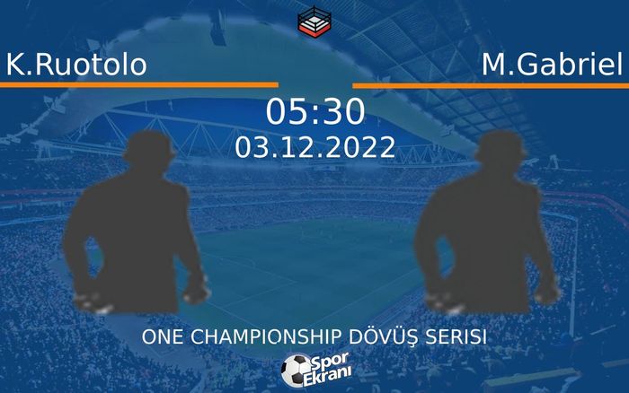 03 Aralık 2022 K.Ruotolo vs M.Gabriel maçı Hangi Kanalda Saat Kaçta Yayınlanacak? 03 Aralık 2022 K.Ruotolo vs M.Gabriel maçı Hangi Kanalda Saat Kaçta Yayınlanacak?