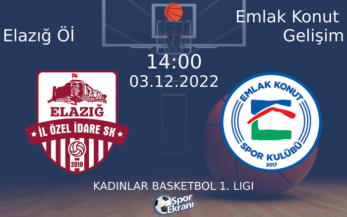 03 Aralık 2022 Elazığ Öİ vs Emlak Konut Gelişim maçı Hangi Kanalda Saat Kaçta Yayınlanacak? 03 Aralık 2022 Elazığ Öİ vs Emlak Konut Gelişim maçı Hangi Kanalda Saat Kaçta Yayınlanacak?