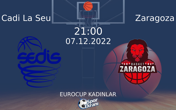 07 Aralık 2022 Cadi La Seu vs Zaragoza maçı Hangi Kanalda Saat Kaçta Yayınlanacak? 07 Aralık 2022 Cadi La Seu vs Zaragoza maçı Hangi Kanalda Saat Kaçta Yayınlanacak?