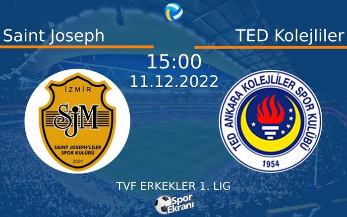 11 Aralık 2022 Saint Joseph vs TED Kolejliler maçı Hangi Kanalda Saat Kaçta Yayınlanacak? 11 Aralık 2022 Saint Joseph vs TED Kolejliler maçı Hangi Kanalda Saat Kaçta Yayınlanacak?