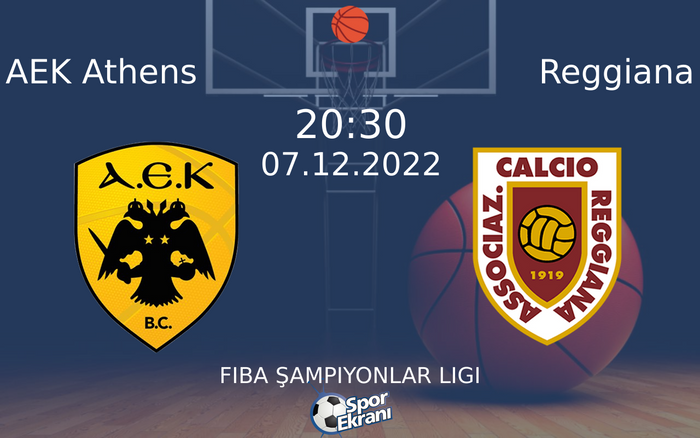 07 Aralık 2022 AEK Athens vs Reggiana maçı Hangi Kanalda Saat Kaçta Yayınlanacak? 07 Aralık 2022 AEK Athens vs Reggiana maçı Hangi Kanalda Saat Kaçta Yayınlanacak?