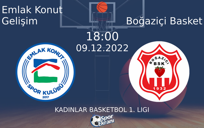 09 Aralık 2022 Emlak Konut Gelişim vs Boğaziçi Basket maçı Hangi Kanalda Saat Kaçta Yayınlanacak? 09 Aralık 2022 Emlak Konut Gelişim vs Boğaziçi Basket maçı Hangi Kanalda Saat Kaçta Yayınlanacak?