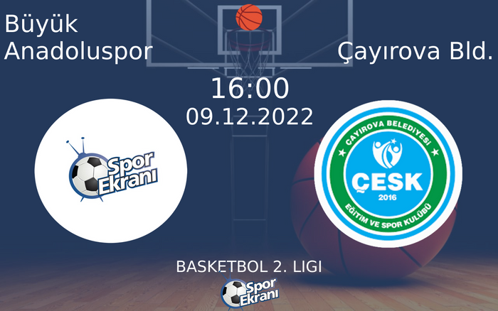 09 Aralık 2022 Büyük Anadoluspor vs Çayırova Bld. maçı Hangi Kanalda Saat Kaçta Yayınlanacak? 09 Aralık 2022 Büyük Anadoluspor vs Çayırova Bld. maçı Hangi Kanalda Saat Kaçta Yayınlanacak?