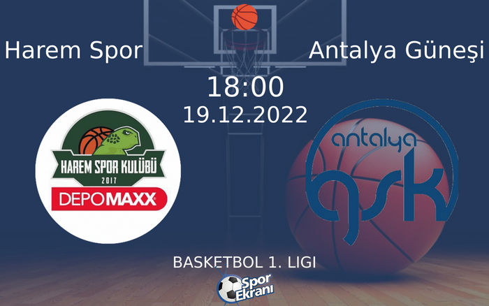 19 Aralık 2022 Harem Spor vs Antalya Güneşi maçı Hangi Kanalda Saat Kaçta Yayınlanacak? 19 Aralık 2022 Harem Spor vs Antalya Güneşi maçı Hangi Kanalda Saat Kaçta Yayınlanacak?