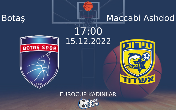 15 Aralık 2022 Botaş vs Maccabi Ashdod maçı Hangi Kanalda Saat Kaçta Yayınlanacak? 15 Aralık 2022 Botaş vs Maccabi Ashdod maçı Hangi Kanalda Saat Kaçta Yayınlanacak?