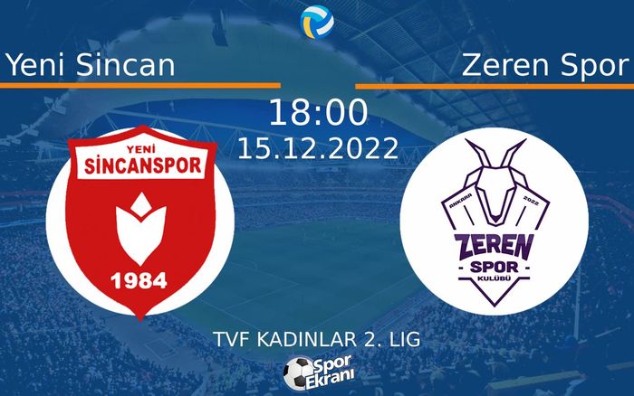 15 Aralık 2022 Yeni Sincan vs Zeren Spor maçı Hangi Kanalda Saat Kaçta Yayınlanacak? 15 Aralık 2022 Yeni Sincan vs Zeren Spor maçı Hangi Kanalda Saat Kaçta Yayınlanacak?