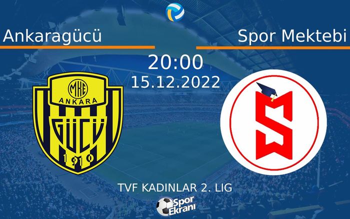 15 Aralık 2022 Ankaragücü vs Spor Mektebi maçı Hangi Kanalda Saat Kaçta Yayınlanacak? 15 Aralık 2022 Ankaragücü vs Spor Mektebi maçı Hangi Kanalda Saat Kaçta Yayınlanacak?