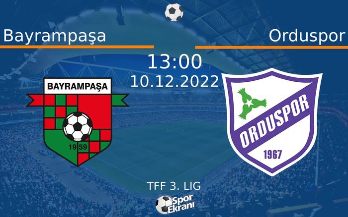 10 Aralık 2022 Bayrampaşa vs Orduspor maçı Hangi Kanalda Saat Kaçta Yayınlanacak? 10 Aralık 2022 Bayrampaşa vs Orduspor maçı Hangi Kanalda Saat Kaçta Yayınlanacak?