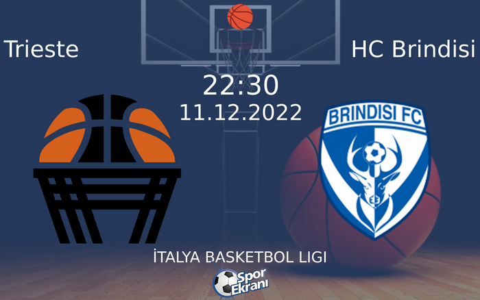 11 Aralık 2022 Trieste vs HC Brindisi maçı Hangi Kanalda Saat Kaçta Yayınlanacak? 11 Aralık 2022 Trieste vs HC Brindisi maçı Hangi Kanalda Saat Kaçta Yayınlanacak?