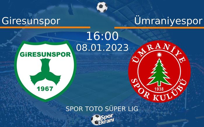 08 Ocak 2023 Giresunspor vs Ümraniyespor maçı Hangi Kanalda Saat Kaçta Yayınlanacak? 08 Ocak 2023 Giresunspor vs Ümraniyespor maçı Hangi Kanalda Saat Kaçta Yayınlanacak?