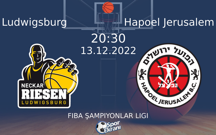 13 Aralık 2022 Ludwigsburg vs Hapoel Jerusalem maçı Hangi Kanalda Saat Kaçta Yayınlanacak? 13 Aralık 2022 Ludwigsburg vs Hapoel Jerusalem maçı Hangi Kanalda Saat Kaçta Yayınlanacak?