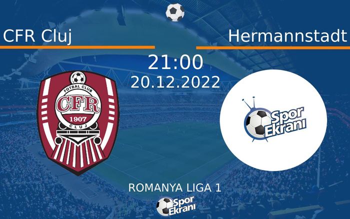 20 Aralık 2022 CFR Cluj vs Hermannstadt maçı Hangi Kanalda Saat Kaçta Yayınlanacak? 20 Aralık 2022 CFR Cluj vs Hermannstadt maçı Hangi Kanalda Saat Kaçta Yayınlanacak?