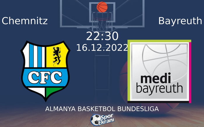 16 Aralık 2022 Chemnitz vs Bayreuth maçı Hangi Kanalda Saat Kaçta Yayınlanacak? 16 Aralık 2022 Chemnitz vs Bayreuth maçı Hangi Kanalda Saat Kaçta Yayınlanacak?