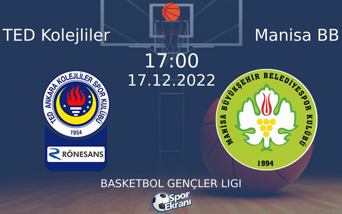 17 Aralık 2022 TED Kolejliler vs Manisa BB maçı Hangi Kanalda Saat Kaçta Yayınlanacak? 17 Aralık 2022 TED Kolejliler vs Manisa BB maçı Hangi Kanalda Saat Kaçta Yayınlanacak?