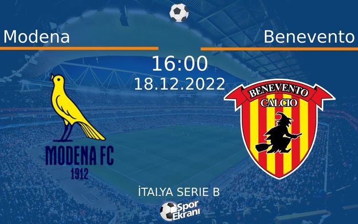 18 Aralık 2022 Modena vs Benevento maçı Hangi Kanalda Saat Kaçta Yayınlanacak? 18 Aralık 2022 Modena vs Benevento maçı Hangi Kanalda Saat Kaçta Yayınlanacak?