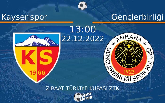 22 Aralık 2022 Kayserispor vs Gençlerbirliği maçı Hangi Kanalda Saat Kaçta Yayınlanacak? 22 Aralık 2022 Kayserispor vs Gençlerbirliği maçı Hangi Kanalda Saat Kaçta Yayınlanacak?