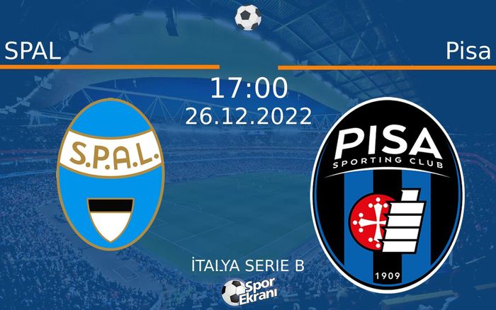26 Aralık 2022 SPAL vs Pisa maçı Hangi Kanalda Saat Kaçta Yayınlanacak? 26 Aralık 2022 SPAL vs Pisa maçı Hangi Kanalda Saat Kaçta Yayınlanacak?