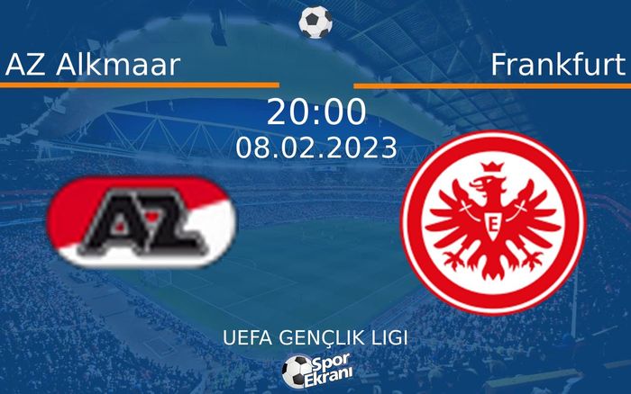 08 Şubat 2023 AZ Alkmaar vs Frankfurt maçı Hangi Kanalda Saat Kaçta Yayınlanacak? 08 Şubat 2023 AZ Alkmaar vs Frankfurt maçı Hangi Kanalda Saat Kaçta Yayınlanacak?