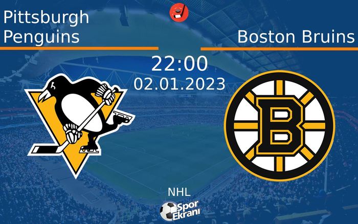 02 Ocak 2023 Pittsburgh Penguins vs Boston Bruins maçı Hangi Kanalda Saat Kaçta Yayınlanacak? 02 Ocak 2023 Pittsburgh Penguins vs Boston Bruins maçı Hangi Kanalda Saat Kaçta Yayınlanacak?