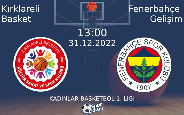 31 Aralık 2022 Kırklareli Basket vs Fenerbahçe Gelişim maçı Hangi Kanalda Saat Kaçta Yayınlanacak? 31 Aralık 2022 Kırklareli Basket vs Fenerbahçe Gelişim maçı Hangi Kanalda Saat Kaçta Yayınlanacak?