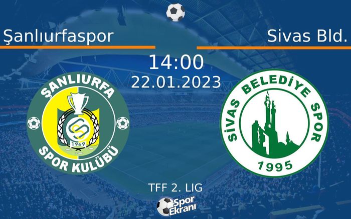 22 Ocak 2023 Şanlıurfaspor vs Sivas Bld. maçı Hangi Kanalda Saat Kaçta Yayınlanacak? 22 Ocak 2023 Şanlıurfaspor vs Sivas Bld. maçı Hangi Kanalda Saat Kaçta Yayınlanacak?