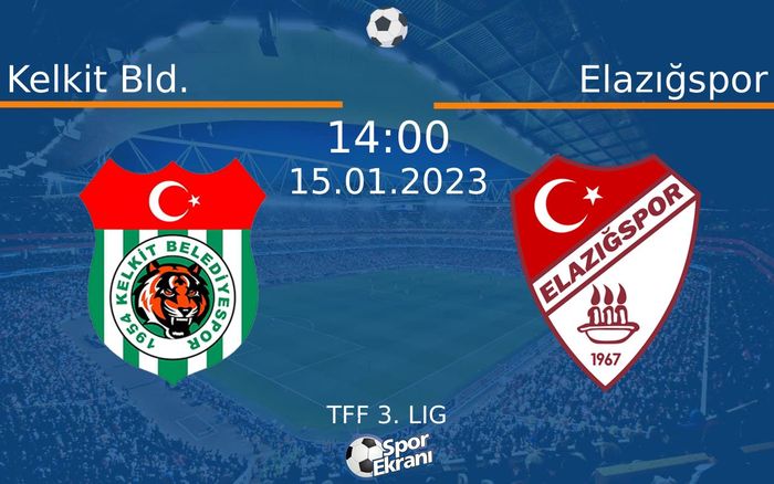 15 Ocak 2023 Kelkit Bld. vs Elazığspor maçı Hangi Kanalda Saat Kaçta Yayınlanacak? 15 Ocak 2023 Kelkit Bld. vs Elazığspor maçı Hangi Kanalda Saat Kaçta Yayınlanacak?