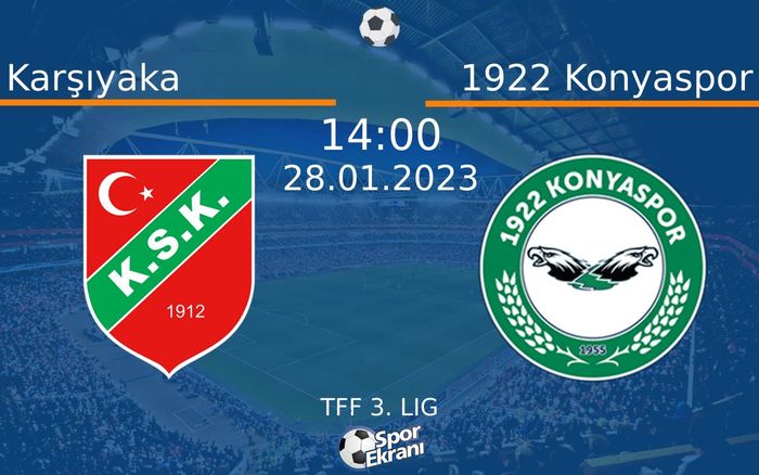 28 Ocak 2023 Karşıyaka vs 1922 Konyaspor maçı Hangi Kanalda Saat Kaçta Yayınlanacak? 28 Ocak 2023 Karşıyaka vs 1922 Konyaspor maçı Hangi Kanalda Saat Kaçta Yayınlanacak?