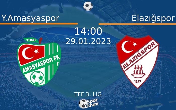 29 Ocak 2023 Y.Amasyaspor vs Elazığspor maçı Hangi Kanalda Saat Kaçta Yayınlanacak? 29 Ocak 2023 Y.Amasyaspor vs Elazığspor maçı Hangi Kanalda Saat Kaçta Yayınlanacak?