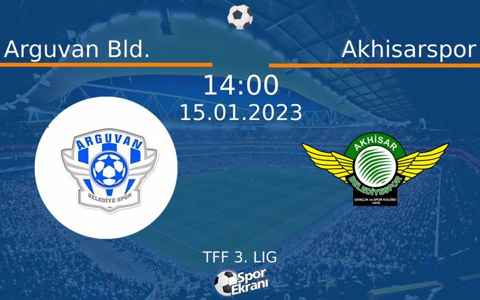 15 Ocak 2023 Arguvan Bld. vs Akhisarspor maçı Hangi Kanalda Saat Kaçta Yayınlanacak? 15 Ocak 2023 Arguvan Bld. vs Akhisarspor maçı Hangi Kanalda Saat Kaçta Yayınlanacak?