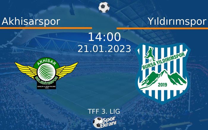 21 Ocak 2023 Akhisarspor vs Yıldırımspor maçı Hangi Kanalda Saat Kaçta Yayınlanacak? 21 Ocak 2023 Akhisarspor vs Yıldırımspor maçı Hangi Kanalda Saat Kaçta Yayınlanacak?