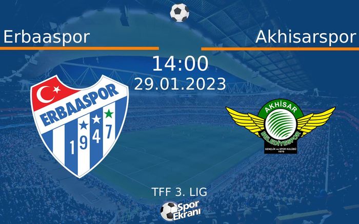 29 Ocak 2023 Erbaaspor vs Akhisarspor maçı Hangi Kanalda Saat Kaçta Yayınlanacak?