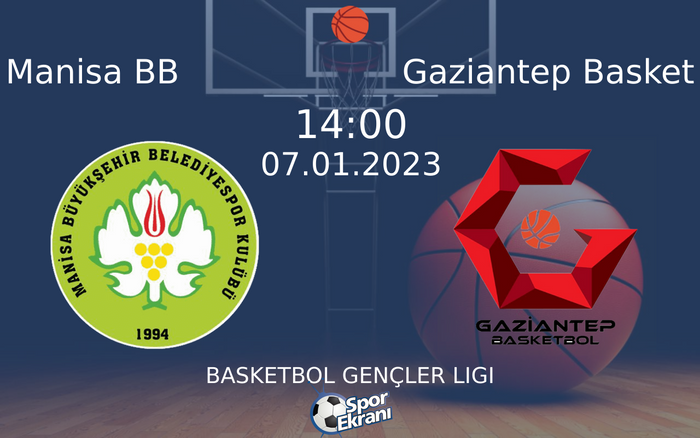07 Ocak 2023 Manisa BB vs Gaziantep Basket maçı Hangi Kanalda Saat Kaçta Yayınlanacak? 07 Ocak 2023 Manisa BB vs Gaziantep Basket maçı Hangi Kanalda Saat Kaçta Yayınlanacak?