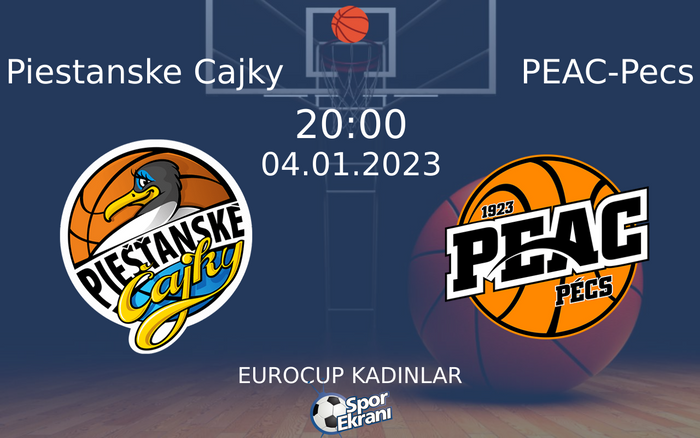 04 Ocak 2023 Piestanske Cajky vs PEAC-Pecs maçı Hangi Kanalda Saat Kaçta Yayınlanacak? 04 Ocak 2023 Piestanske Cajky vs PEAC-Pecs maçı Hangi Kanalda Saat Kaçta Yayınlanacak?