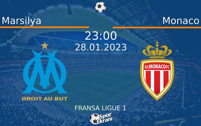 28 Ocak 2023 Marsilya vs Monaco maçı Hangi Kanalda Saat Kaçta Yayınlanacak?