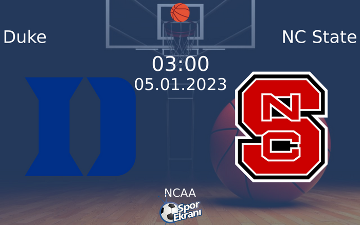 05 Ocak 2023 Duke vs NC State maçı Hangi Kanalda Saat Kaçta Yayınlanacak? 05 Ocak 2023 Duke vs NC State maçı Hangi Kanalda Saat Kaçta Yayınlanacak?