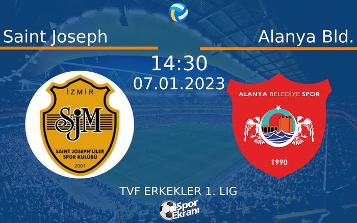07 Ocak 2023 Saint Joseph vs Alanya Bld. maçı Hangi Kanalda Saat Kaçta Yayınlanacak? 07 Ocak 2023 Saint Joseph vs Alanya Bld. maçı Hangi Kanalda Saat Kaçta Yayınlanacak?