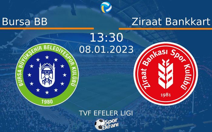 08 Ocak 2023 Bursa BB vs Ziraat Bankkart maçı Hangi Kanalda Saat Kaçta Yayınlanacak? 08 Ocak 2023 Bursa BB vs Ziraat Bankkart maçı Hangi Kanalda Saat Kaçta Yayınlanacak?