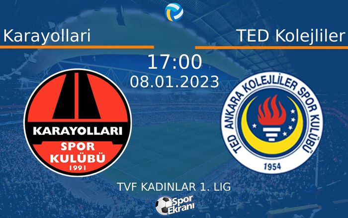08 Ocak 2023 Karayollari vs TED Kolejliler maçı Hangi Kanalda Saat Kaçta Yayınlanacak? 08 Ocak 2023 Karayollari vs TED Kolejliler maçı Hangi Kanalda Saat Kaçta Yayınlanacak?