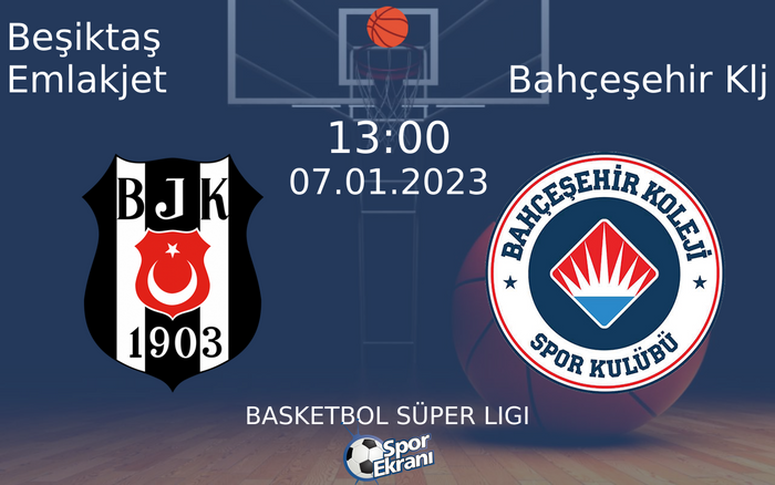 07 Ocak 2023 Beşiktaş Emlakjet vs Bahçeşehir Klj maçı Hangi Kanalda Saat Kaçta Yayınlanacak? 07 Ocak 2023 Beşiktaş Emlakjet vs Bahçeşehir Klj maçı Hangi Kanalda Saat Kaçta Yayınlanacak?
