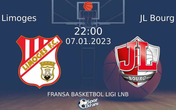 07 Ocak 2023 Limoges vs JL Bourg maçı Hangi Kanalda Saat Kaçta Yayınlanacak? 07 Ocak 2023 Limoges vs JL Bourg maçı Hangi Kanalda Saat Kaçta Yayınlanacak?