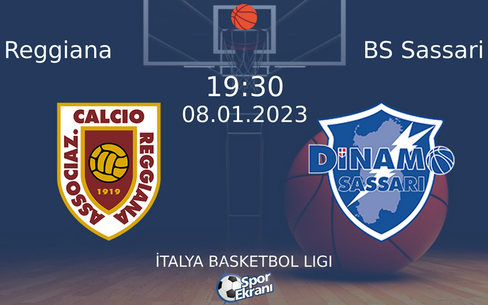 08 Ocak 2023 Reggiana vs BS Sassari maçı Hangi Kanalda Saat Kaçta Yayınlanacak? 08 Ocak 2023 Reggiana vs BS Sassari maçı Hangi Kanalda Saat Kaçta Yayınlanacak?