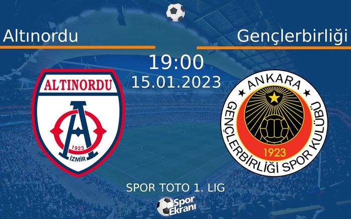 15 Ocak 2023 Altınordu vs Gençlerbirliği maçı Hangi Kanalda Saat Kaçta Yayınlanacak? 15 Ocak 2023 Altınordu vs Gençlerbirliği maçı Hangi Kanalda Saat Kaçta Yayınlanacak?