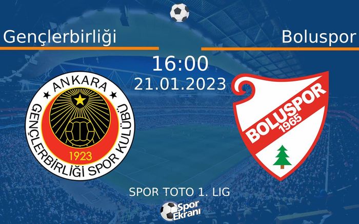21 Ocak 2023 Gençlerbirliği vs Boluspor maçı Hangi Kanalda Saat Kaçta Yayınlanacak? 21 Ocak 2023 Gençlerbirliği vs Boluspor maçı Hangi Kanalda Saat Kaçta Yayınlanacak?
